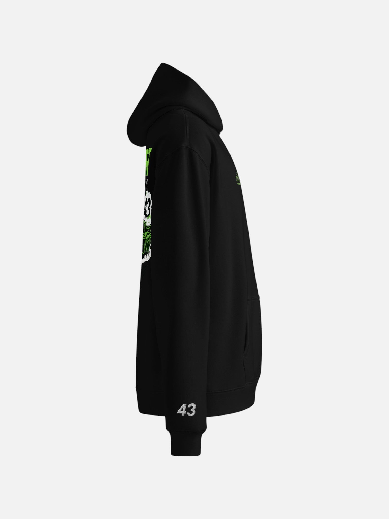 Hoodie Drift Demon Green .02 Drop